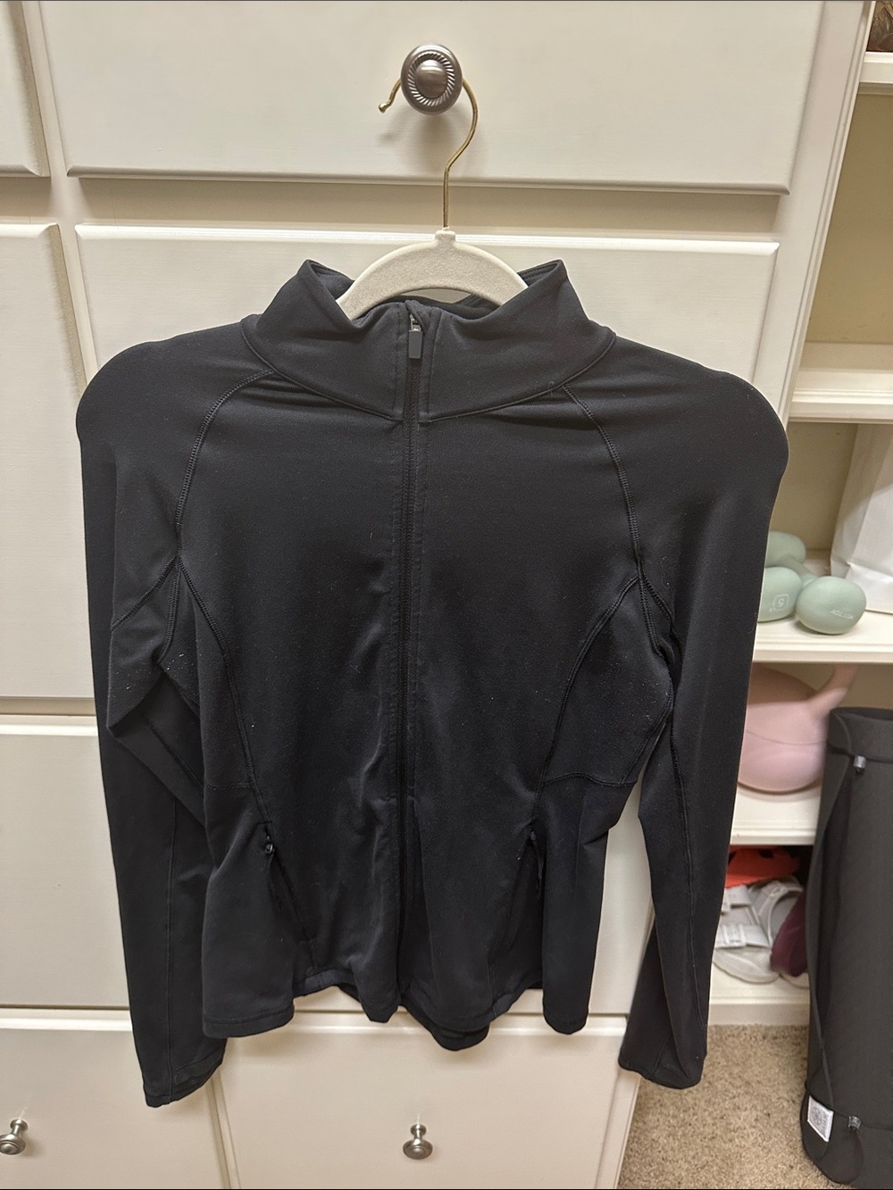 CALIA by Carrie Underwood Black Zip-Up Utility Jacket